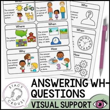 Preview of Answering Wh- Questions Visual Support for Speech Therapy