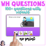 Answering Wh Questions with Visuals Digital Activity Inter