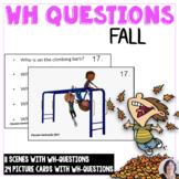 Answering Wh Questions About Fall Pictures for Speech Ther