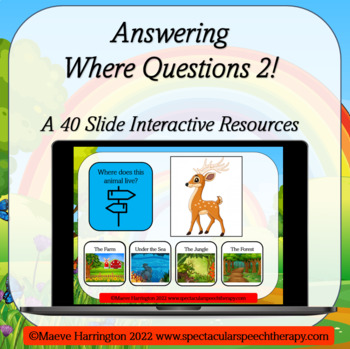 Answering Where Questions Two: Incredible Interactive Resource | TPT