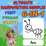 Ant 6in1 Bundle - Print D'Nealian Cursive Handwriting Work