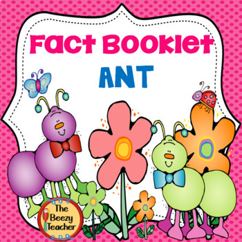 Preview of Ant Fact Booklet | Nonfiction | Comprehension | Craft