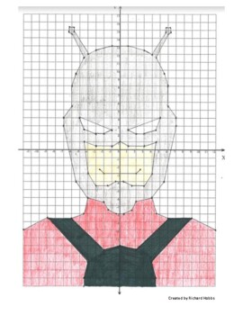 Preview of Ant-Man Coordinate Graphing Activity