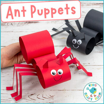 Preview of Ant Puppet Craft - Ant Craft - Insect Craft - Bug Craft - Summer Craft