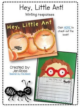 Preview of Ant Writing Response Pages {Freebie}