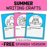 Summer Writing Prompt Crafts + FREE Spanish