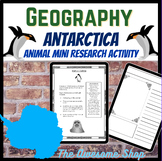 Antarctica Animal Mini Research Trading Card Project