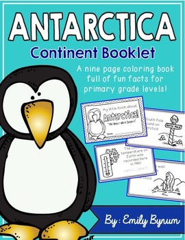 Preview of Antarctica Booklet (A Continent Study!)