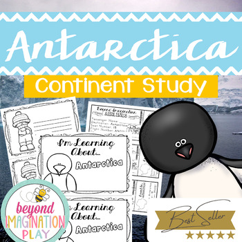 Preview of Antarctica Continent Study *BEST SELLER* Comprehension Activities + Play Fun