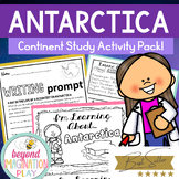 Antarctica Continent Study *BEST SELLER* Comprehension Act