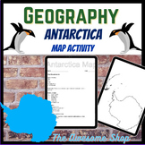 Antarctica Map Activity Print and Go for Middle School Geography