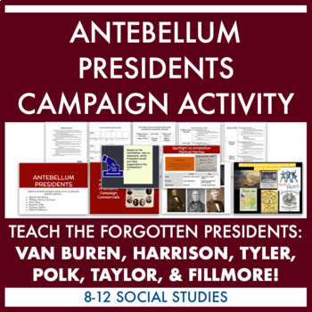 Preview of Antebellum Presidents Campaign Activity: Harrison, Tyler, Polk, Taylor, etc.
