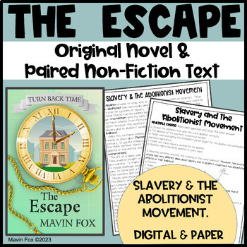 Preview of Antebellum South Literature Unit Underground Railroad Non-Fiction Paired Text