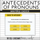 Antecedents of Pronouns BOOM™ Cards
