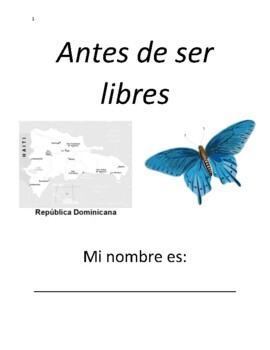 Preview of Antes de ser libre - Paquete de comprensión - Comprehension Packet in Spanish