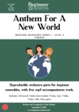 Anthem For A New World - Beginner String Orchestra Piece