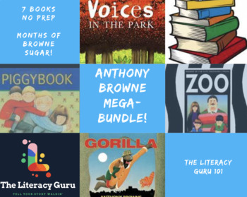 Preview of Anthony Browne MEGA bundle - 7 books - NO PREP - Visual Literacy - Comp.