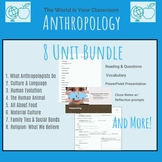 Anthropology Full Course 8 Unit Bundle