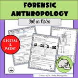 Anthropology Guided Notes for Forensics | No Prep | Digita
