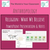 Anthropology Unit Religion What We Believe PPT Presentatio