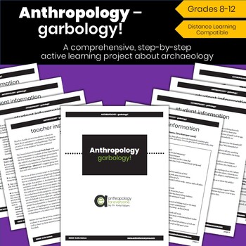 Preview of Anthropology - garbology!