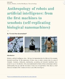 Anthropology of robots and artificial intelligence