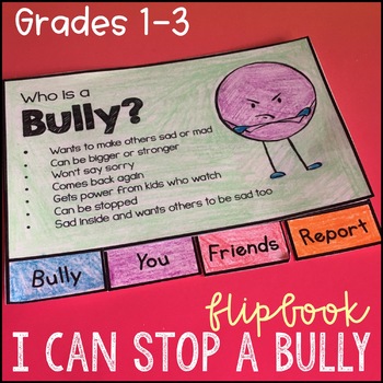 Preview of Anti Bullying Activities Mini Flipbook and Bookmarks
