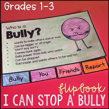 Anti Bullying Activities Mini Flipbook and Bookmarks | TpT