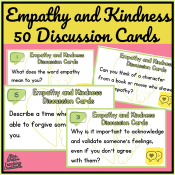 Preview of Anti-Bullying Activities & Empathy Discussion Cards for Students