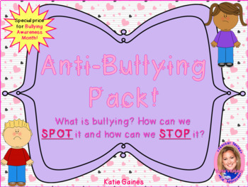 Preview of Anti-Bullying Activity Pack: How to SPOT and STOP Bullying!