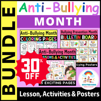 Preview of Anti-Bullying BUNDLE | National Bullying Prevention Month Pack