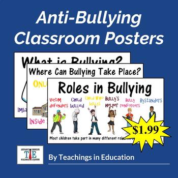 Bullying Awareness (Poster Set) by Teachings in Education | TpT