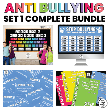 Preview of Anti Bullying | Cyber Bullying | Prevention | COMPLETE SET 1 BUNDLE