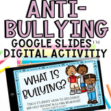 Anti Bullying Google Slides™ Digital Resources Bullying Pr