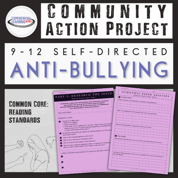 Preview of Anti-Bullying High School Community Action Project