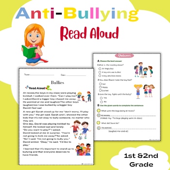 Preview of Anti-Bullying Interactive Read Aloud Lessons{Little Social Studies Thinkers}