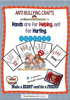 Anti- Bullying Resources- HANDS - Craft Lesson Ideas- by ESL Classroom