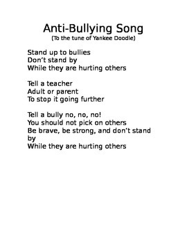 Preview of Anti-Bullying Song