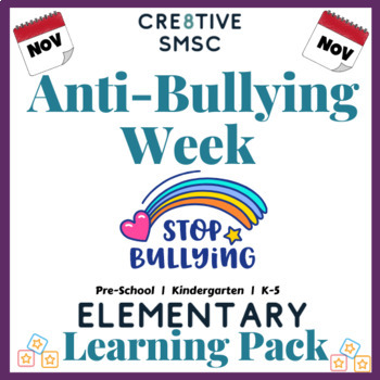 Preview of Anti Bullying  Prevention Elementary Pack