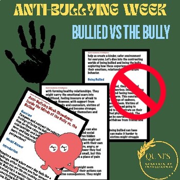 Preview of Anti-Bullying Week Showdown: Inside the Minds of the Bully vs. the Bullied
