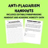 Anti-Plagiarism Handouts