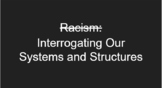 Anti-Racism 101: Forms of Racism Professional Development