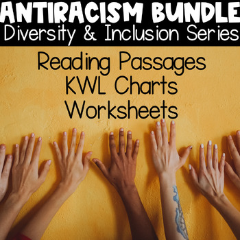 Preview of Antiracism Bundle What is Race, Racism, Protesting, Discrimination Stereotypes