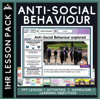 Preview of Anti-Social Behaviour + Crime