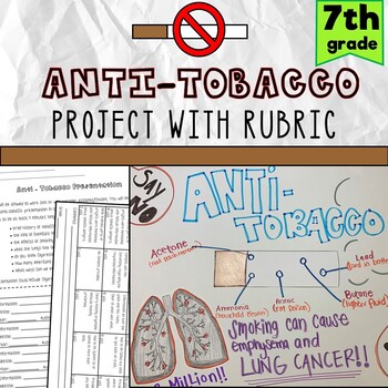 Preview of Anti-Tobacco Project with Rubric