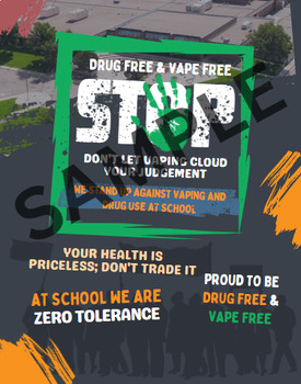 Preview of Anti-bullying/drug free/no tech Posters for schools and classrooms