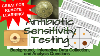 Preview of Antibiotic Resistance Online Lab and Data Collection