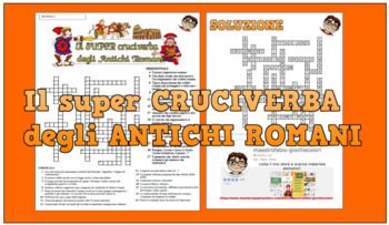 Preview of Antichi Romani, mega collezione! Cruciverba, verifica gioco, crucipuzzle.