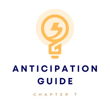 Preview of Anticipation Guide - Chapter 7 - Holt, American Anthem 2009