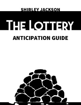 Preview of Anticipation Guide/Pre-Reading Activity: "The Lottery"